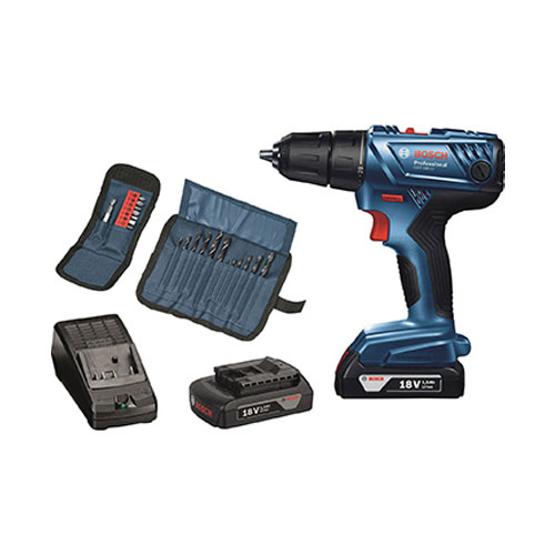 Bộ combo M&aacute;y khoan vặn v&iacute;t d&ugrave;ng pin Bosch GSR 180-LI