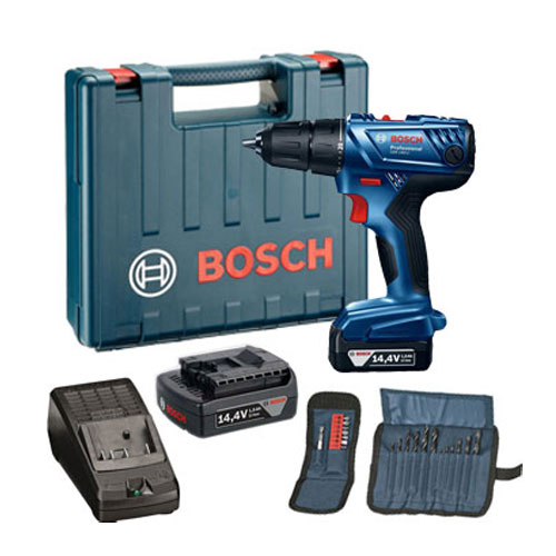 M&aacute;y khoan vặn v&iacute;t d&ugrave;ng pin động lực Bosch GSB 140-LI + phụ kiện mới