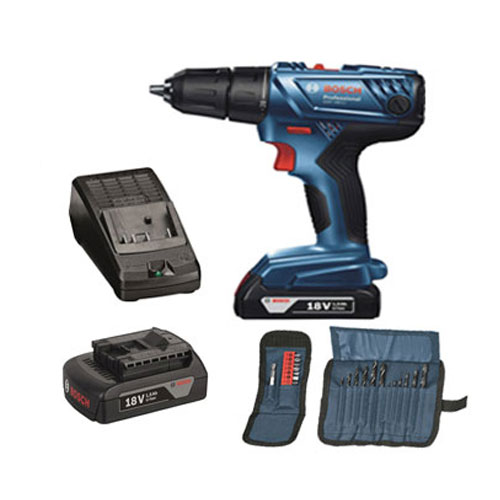 M&aacute;y khoan vặn v&iacute;t d&ugrave;ng pin động lực Bosch GSB 180-LI + Phụ kiện mới